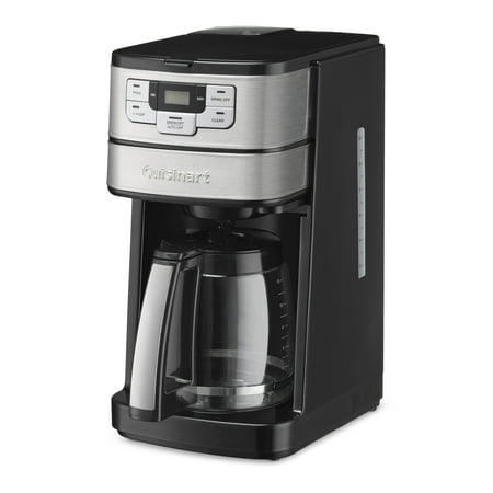 Cuisinart - Automatic Grind and Brew 12 Cup Coffeemaker - Black/Stainless Steel
