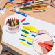 thumbnail image 4 of Oficina y papelería Las manos de los niños no se ensucian con crayones de plástico Papelería Pintura Lápices de colores Grafiti Pasteles al óleo Crayón Crayón, 4 of 5