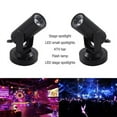 thumbnail image 2 of RGBW 1W LED Stage Lighting Spin Pinspot Light Beam Spotlight Party DJ DISCO DMX, 2 of 8
