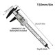thumbnail image 4 of Calibrador Vernier, micrómetro LCD electrónico Digital, regla con pilas, ancho de profundidad, calibre de plástico, herramienta de carpintería reiniciable tipo 2 Inevent TO000925-02, 4 of 7