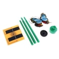 thumbnail image 1 of 2x juguete de mariposa que revolotea con energía solar para la decoración jardín para hogar - Multicolor Gloria Juguete decorativo casero, 1 of 9