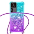 thumbnail image 4 of Funda para Xiaomi 12T/12T Pro 5G Brillantina Líquida Divertida Reluciente y con Cristales en Movimiento Cuerpo Cruzado con Cordón Ajustable, 4 of 5