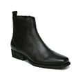 thumbnail image 1 of Zodiac Womens Arrow Leather Square Toe Chelsea Boots Black 10 Medium (B,M), 1 of 4