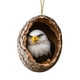 thumbnail image 2 of Adornos para árbol de Navidad - Decoración acrílica colgante de 3,15 pulgadas con estampado de animales • Regalo navideño para familia y compañeros • Set de 1, 2 of 8