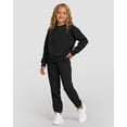 thumbnail image 3 of PURE CHAMP Girls Sweatpants 3 Pack Fleece Joggers, Teen Athletic Pants with Zipper Pockets 4-16, 3 of 6