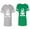 Men Heather / Women Green, variant on Forever Together Matching Couple Cotton Jerseys (Men Heather / Women Black) (Men S / Women S)