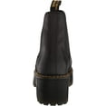 thumbnail image 3 of Dr. Martens Women's Rometty Leather Chelsea Boots Burnished Wyoming Black 8, 3 of 7