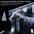 thumbnail image 2 of Luces navideñas YiY-Lunneo 640 LED, 20 m, 8 modos, color blanco frío, 2 of 7