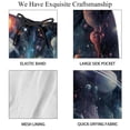 thumbnail image 4 of luoweisi Men's Beach Shorts Quick Dry Swim Trunks with Mesh Lining Galaxy L, 4 of 5