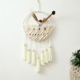 thumbnail image 1 of Macrame soporte de pared organizador de almacenamiento de revistas, decoración para colgar en , soporte para , bolsillo colgante tejido Los 50X25X12CM BLESIY Tapiz de macramé de pared, 1 of 7