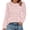 Light Pink, variant on WIHOLL Long Sleeve Blouses for Women Flower Lace Crochet Shirts Business Casual Fall Eyelet Tops