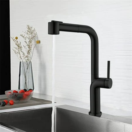 

Cfowner Kitchen Faucet with 2 Spray Modes Farmhouse Single Handle Faucet for Bar Home
