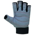 thumbnail image 5 of True Sailors Sailing Gloves with 3/4 Finger and Grip for Men and Women, Great for Kayaking, Workouts and More Grey/Black, 5 of 5