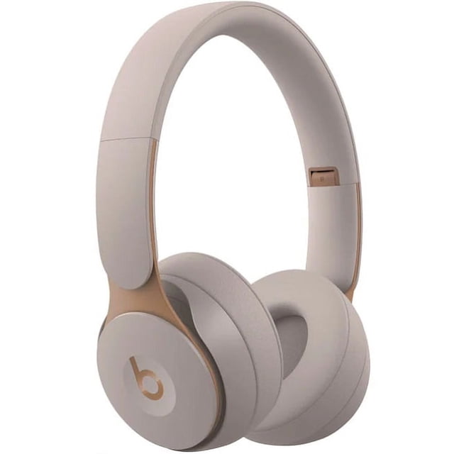 Beats Auriculares Supraaurales Inalámbricos Solo Pro con Cancelación de Ruido y Chip Apple H1 Marfil