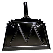 Impact Products 4216-90 16 in. Heavy Duty Black Metal Dust Pan