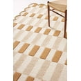 thumbnail image 3 of Eclatique Rug Modern Collection Hand-Tufted Geometric Area Rug, Brown, 9' x 12', Non-Slip Backing, 3 of 4