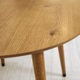 thumbnail image 6 of Acacia Alma Solid Wood Dining Table - Oak, 6 of 10