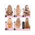 thumbnail image 2 of Curling Iron Set, Professional 6 in 1 Curling Wand with Hair Straightener Brush, Dual Voltage Hair Curler Wave Wand with Ceramic Barrel, Heating Hair, 2 of 5
