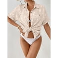 thumbnail image 6 of Bsubseach Fashion Swim Cover Up for Women Button Down Shirt Floral Bathing Suit Coverup Summer Outfits, 6 of 6