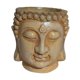 thumbnail image 5 of Maceta con forma de cabeza de Buda para plantas de interior, decoración y macetas para exteriores. Beige, 5 of 9