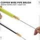 thumbnail image 2 of 6 Pcs Brass Tube Cleaning Brush Wire Brush Set Cleaning Polishing Tool Brass Wire Brush Set For Pipe, 2 of 5