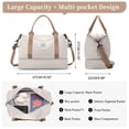 thumbnail image 3 of Bolsa de fin de semana SYCNB para mujer con compartimento para zapatos y neceser, 3 of 9