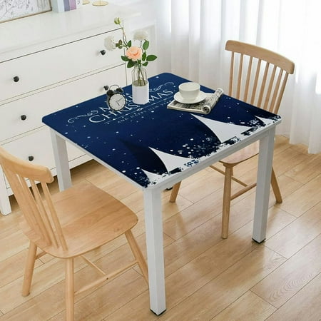 

ZHZY Square Fitted Table Cloth 100% Polyester Fiber Great for Home Kitchen/Parties/Holiday Dinner 36 *36