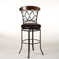 thumbnail image 1 of Bowery Hill Tabouret de Comptoir Pivotant de 26 Po dans un Café Noir, 1 of 1