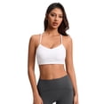 thumbnail image 2 of Fine Strap Seamless Sports Bra For High Support Workout Bralette With Lightweight Comfort And Breathable, 2 of 5