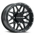 thumbnail image 2 of Raceline Krank 14" Wheels Black +38mm 30" MotoRavage Tires Kawasaki Mule Pro FXT, 2 of 4