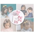 thumbnail image 4 of 5PCS Hair Accessories Cute Bows Headband Hair Clips for Little Girls, 4 of 5