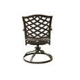 thumbnail image 5 of iPatio Outdoor Garden Patio Aluminum Dining Swivel Rocker Chair With Cushion, Set of 2, Cast Slate Sunbrella, 5 of 5