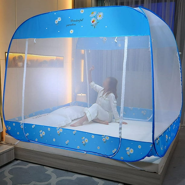 Mosquito Net, Pop Up Mosquito Net Unique Pattern Design Anti Mosquito Bites  Sleep Bug Nets Outdoor for Outdoor Travel Trip Baby Kids Adult 