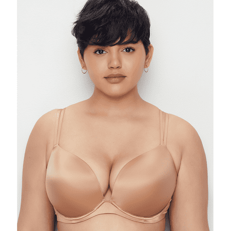 CITY CHIC Caramel Adore Plunge Push-Up Underwire Bra  US 36DDD  UK 36E  NWOT