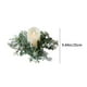 thumbnail image 3 of Vela de Aromaterapia con Plantas Verdes, de Pvc, con Forma de Corona de Flores Artificiales, Ideal para Decorar Mesas y Bodas, 25 Cm de Diámetro, Ideal para Regalar., 3 of 6