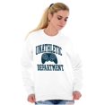 thumbnail image 4 of Unathletic Department Video Game Nerd Unisex Plus Fleece Graphic Sweatshirt Brisco Brands 2X, 4 of 5