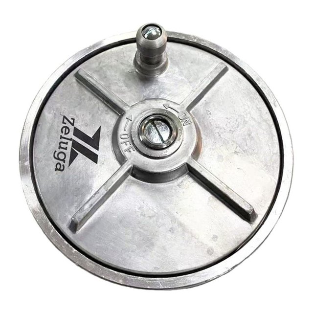 Bobina de alambre Zeluga 23-230 de aluminio ligero con pomo