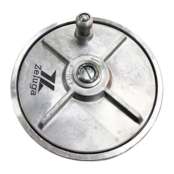Bobina de alambre Zeluga 23-230 de aluminio ligero con pomo