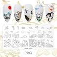 thumbnail image 1 of Placas de estampado de uñas con diseño de personajes extravagantes, plantillas para decoración de uñas, imágenes de líneas de arte de uñas, 1 of 2