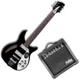 thumbnail image 1 of Paquete Guitarra Electrica Series Jethro By Steelpro 053-SK Color Negro Material del Diapasón Alamo Negro Laminado, 1 of 9