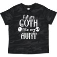 thumbnail image 3 of Inktastic Future Goth Like My Aunt with Skulls Boys or Girls Toddler T-Shirt, 3 of 5