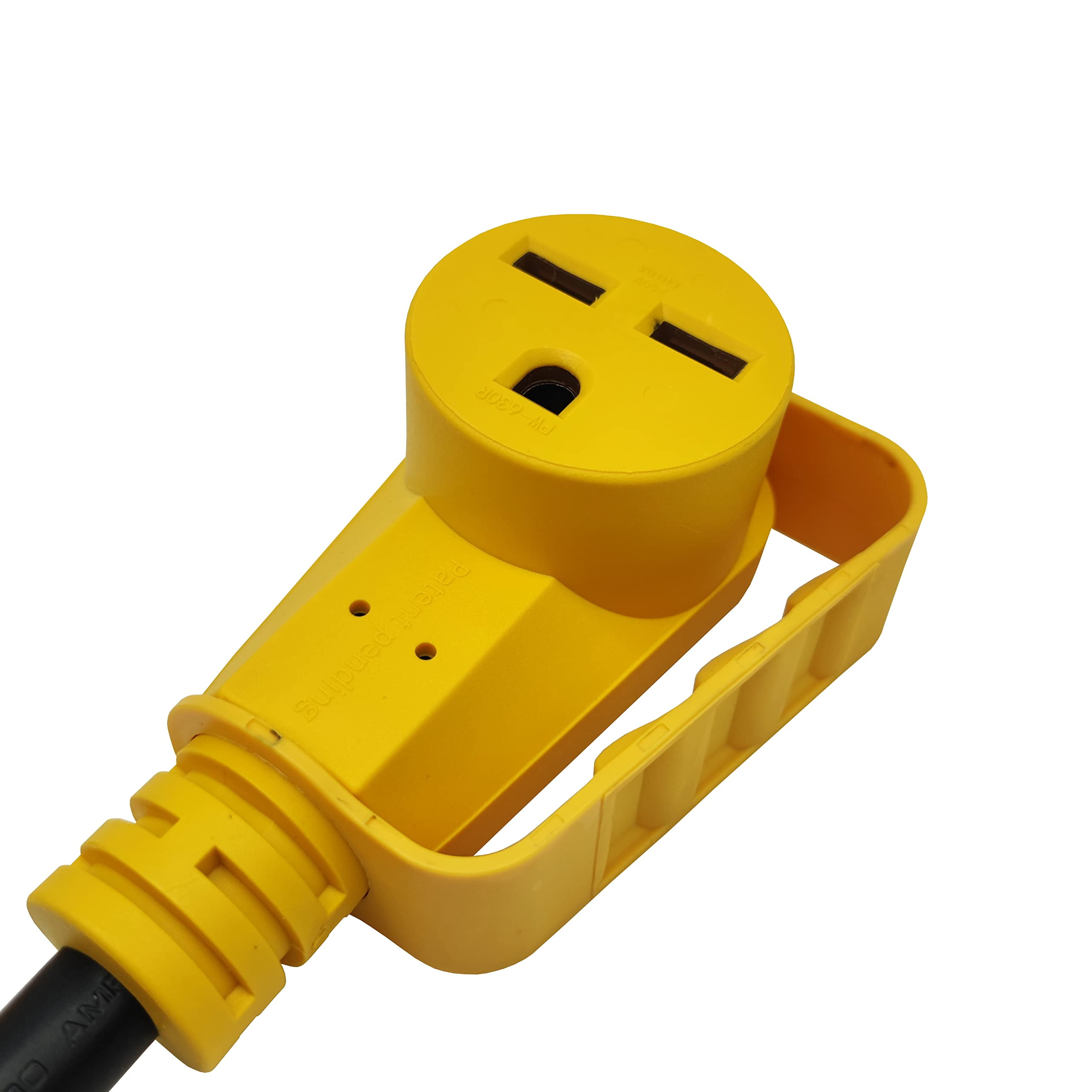 Parkworld 66129 NEMA 6-30 Extension Cord for Workshop and EV Charger, 3-Prong, 30 AMP, 250 Volts, 7500 Watts (15FT)