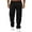 Black, variant on Straight Leg Pockets Polyester, Cargo Sweatpants (Men's)