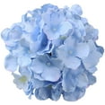 thumbnail image 2 of Silk Hydrangea Heads Artificial Flowers Heads with Stems for Home Wedding Decor,Pack of 10 (White), 2 of 5