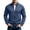 Navy, variant on Sahpxhe Men's Full Zip Sweatshirt Stand Collar Long Sleeve Jacket with Pockets Casual Outer Tops for Travel Vacation Gray XL