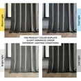 thumbnail image 3 of HPD Half Price Drapes Destiny Grey Heritage Plush Velvet Room Darkening Curtains for Bedroom & Living Room Curtains (1 Panel), Window Curtains 108 inches long, Rod Pocket Curtains & Drapes,50W X 108L, 3 of 12