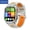 White&Orange, variant on 2.13 Inch AMOLED Smart Watch, Bluetooth Calling Smartwatch with 480mAh Long Battery, 100+ Sports Modes, IP68 Waterproof, Flashlight & Multilingual Support for Daily Outdoor Use