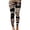 Khaki1, variant on Womens Halloween Leggings Stretch Cute Skull Graphic Print High Waist Yoga Pants