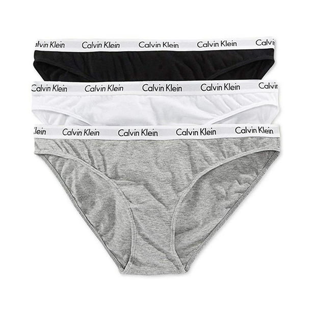 Calvin Klein Underwear Women's Carousel 3 Pack Panties, Multi, X-Small -  