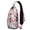 Black-201, variant on Rustic Plaid Sling Bag – Classic Red & Black Buffalo Check Pattern Travel Daypack, Lightweight Crossbody Shoulder Backpack for Hiking, Cycling, and Daily Commute